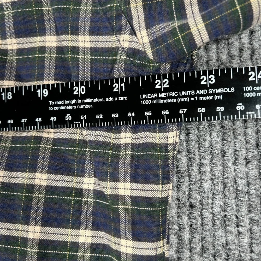 Vintage Polo Ralph Lauren Green Label Shirt Mens XL Extra Large Plaid Button